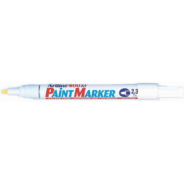 Paint Marker Artline 400XF Bullet Point White Box 12