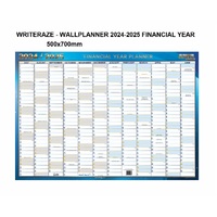 Financial Year Wall Planner 24/25 500x700mm Writeraze July 2024 to July 2025 11777-2425 821437
