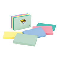 Post it Note  76x127mm 655-AST 100 Sheet pack 5 Marseille Colours