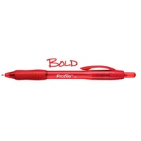 Pen Papermate Profile RT Bold Red 1.0 Box 12 #2095454