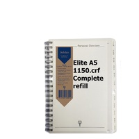 Diary 2025 Elite A5 Compact 1150.CRF-25 REFILL Week to View 8am-5pm, 1 hourly Monthly Tabs 190x127mm page size Debden