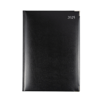 Diary 2025 Bonded Leather A4 149.B99-25 Day to page Management 8am - 6pm 1/2 hourly 