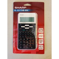 Calculator Sharp EL531THBWH Scientific Up to 273 scientific and statistical functions White Black