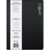 Diary 2025 Upward 9431 Superior A4  Week Opening Wire-O Bound PVC Cover 60 min, 7am-8pm