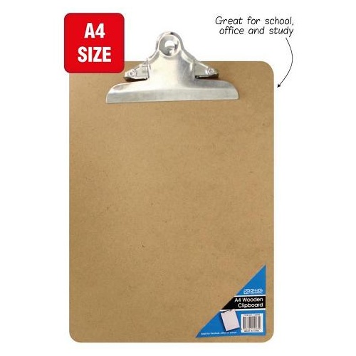 Clipboard Masonite A4 Large Clip Office Central 144600