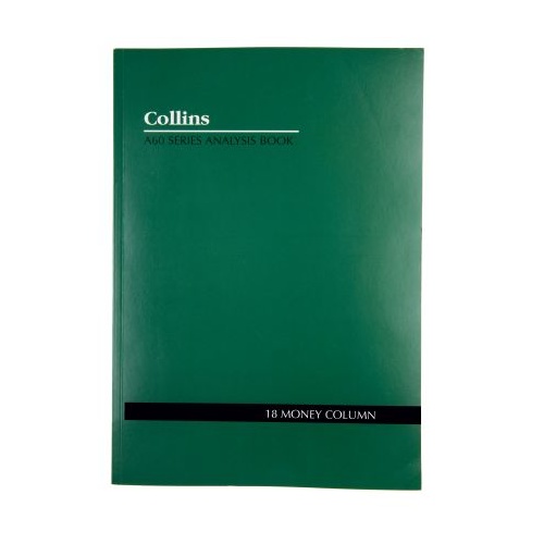 Account Book Collins A60 18 Money Column