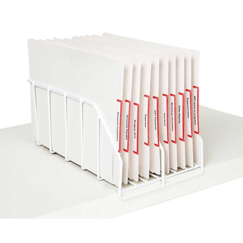 File Rack Desktop 210x370mm 40465 White Avery Australia