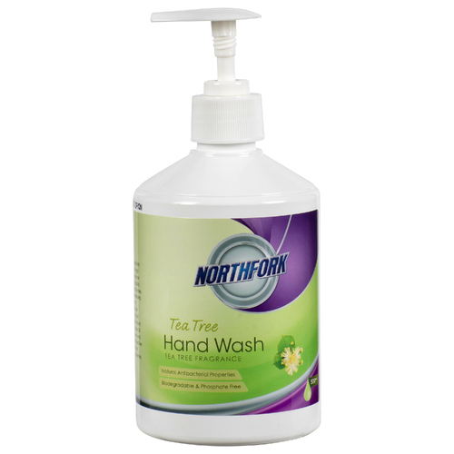 Hand WASH  500ml Pump Action Northfork with Tea Tree Oil #635020300 72845 60159012