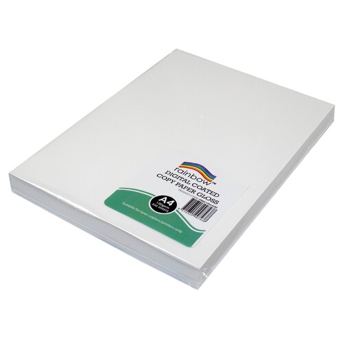 Copypaper A4 Gloss White 130gsm Pack 250 RBG130A4250